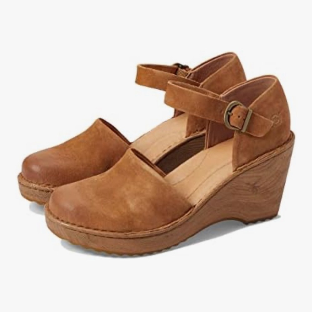 Born Leather Clogs